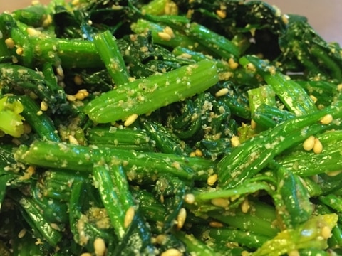 基本 * ほうれん草のごま和え